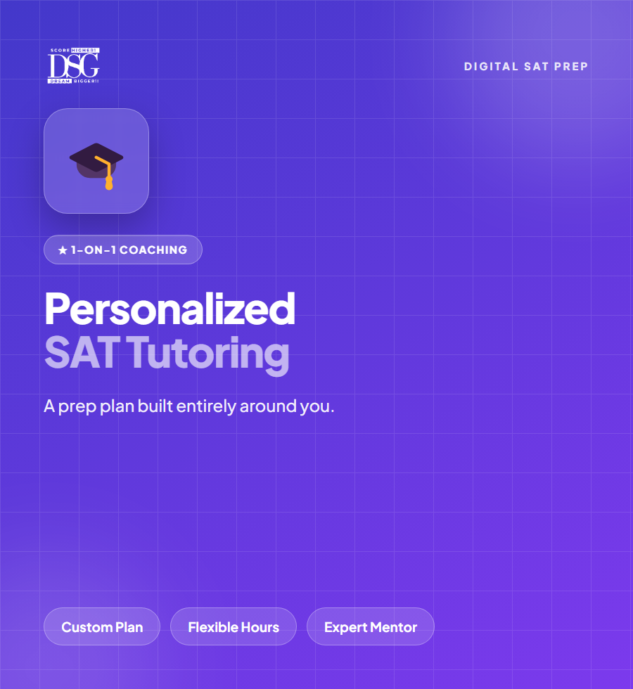 Digital SAT Individual Tutoring — DSATGURU